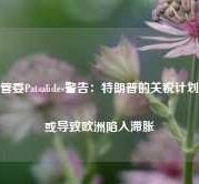 管委Patsalides警告：特朗普的关税计划或导致欧洲陷入滞胀