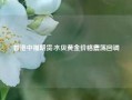 香港中福期货:水贝黄金价格震荡回调