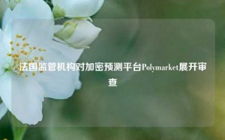 法国监管机构对加密预测平台Polymarket展开审查