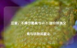 注意，不操作最高亏40%！部分转债交易与转股将截止