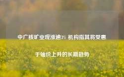 中广核矿业现涨逾3% 机构指其将受惠于铀价上升的长期趋势