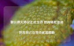 黎以停火协议正式生效 但内塔尼亚胡坦言自己在等待武器援助