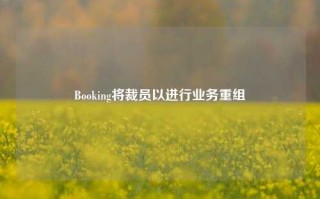 Booking将裁员以进行业务重组