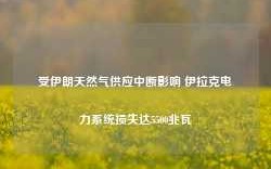 受伊朗天然气供应中断影响 伊拉克电力系统损失达5500兆瓦