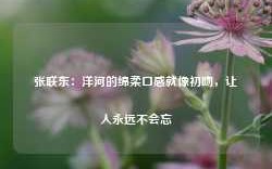 张联东：洋河的绵柔口感就像初吻，让人永远不会忘