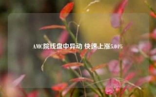 AMC院线盘中异动 快速上涨5.04%