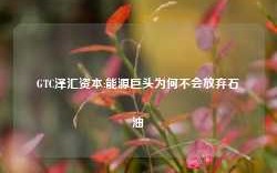 GTC泽汇资本:能源巨头为何不会放弃石油