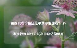 更好发现价格还是平滑净值曲线？ 多家银行理财公司试水自建估值体系