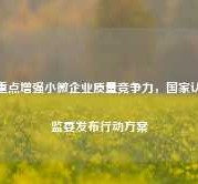 重点增强小微企业质量竞争力，国家认监委发布行动方案