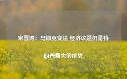 宋雪涛：马斯克变法 经济议题仍是特朗普最大的挑战