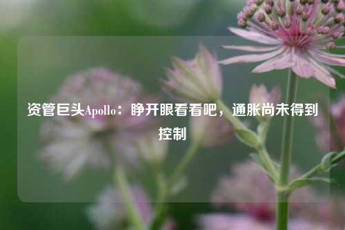 资管巨头Apollo：睁开眼看看吧，通胀尚未得到控制-第1张图片-热门旅游目的地推荐-旅游攻略