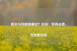 普京与特朗普通话？克宫：如有必要，可迅速安排-第1张图片-热门旅游目的地推荐-旅游攻略