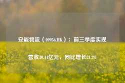 安能物流（09956.HK）：前三季度实现营收30.44亿元，同比增长21.2%-第1张图片-热门旅游目的地推荐-旅游攻略