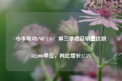 小牛电动(NIU.US)：第三季度总销量达到312,000单位，同比增长17.5%-第1张图片-热门旅游目的地推荐-旅游攻略