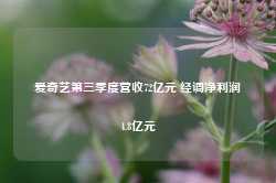 爱奇艺第三季度营收72亿元 经调净利润4.8亿元-第1张图片-热门旅游目的地推荐-旅游攻略