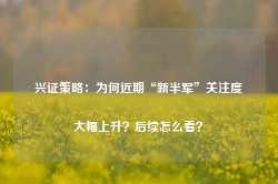 兴证策略：为何近期“新半军”关注度大幅上升？后续怎么看？-第1张图片-热门旅游目的地推荐-旅游攻略