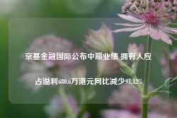 京基金融国际公布中期业绩 拥有人应占溢利680.6万港元同比减少91.12%-第1张图片-热门旅游目的地推荐-旅游攻略