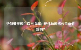 特朗普重返白宫 对美国IT硬件和网络公司有何影响？