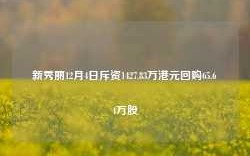 新秀丽12月4日斥资1427.83万港元回购65.64万股