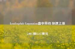 Lendingclub Corporation盘中异动 快速上涨5.00%报15.87美元-第1张图片-热门旅游目的地推荐-旅游攻略