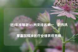 近1年涨幅超16%同类排名第一 赵伟执掌富国精准医疗业绩表现亮眼-第1张图片-热门旅游目的地推荐-旅游攻略